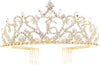 Sweet 16 Tiara - Heart Gold