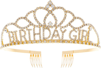 Birthday Girl Tiara Gold