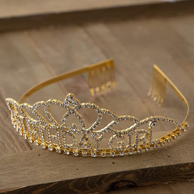 Birthday Girl Tiara Gold