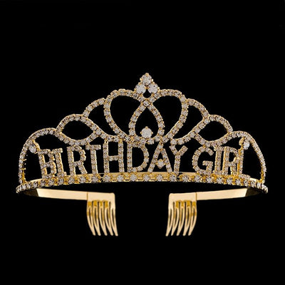 Birthday Girl Tiara Gold