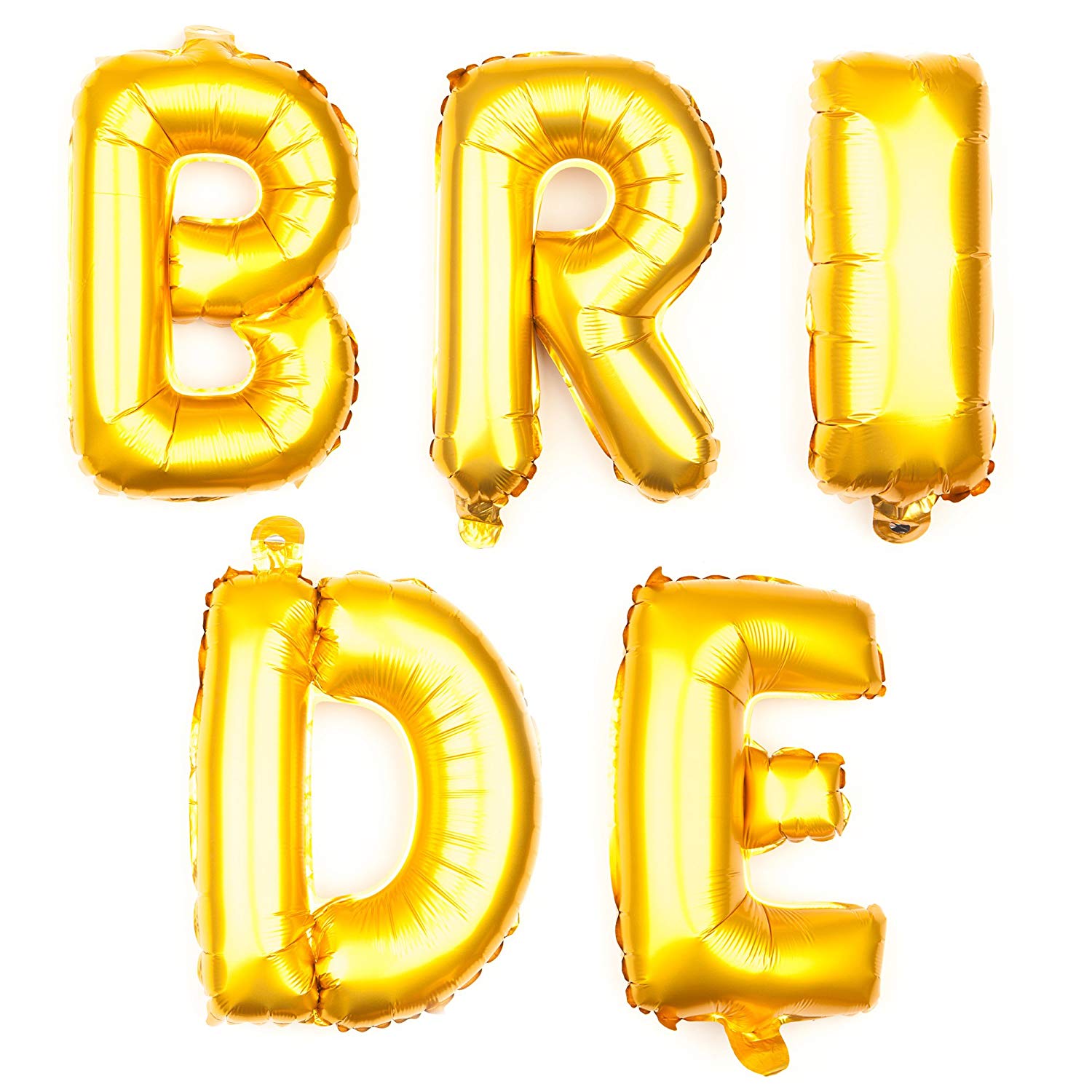 Bride shop letter balloons