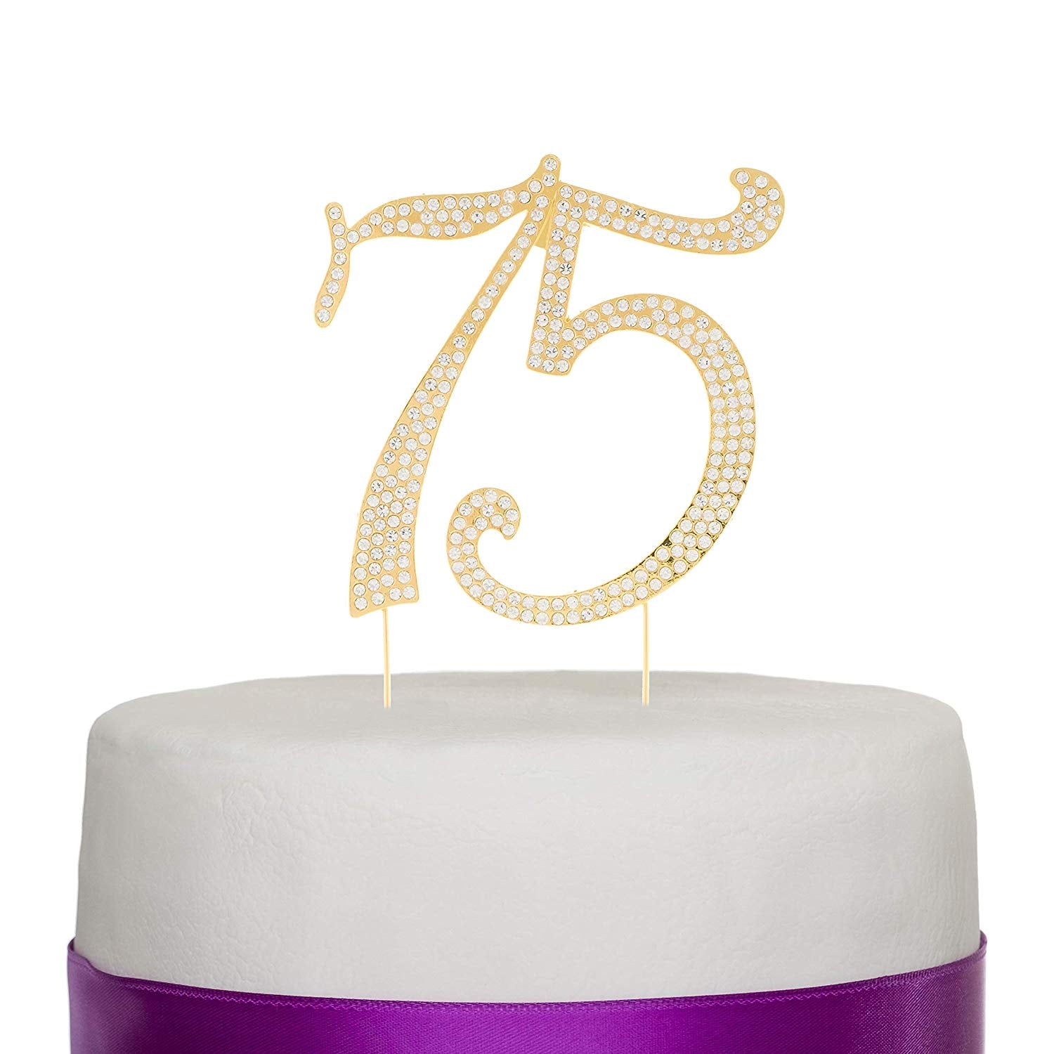 Happy 75th Birthday Cake Topper SVG | 75th Birthday SVG