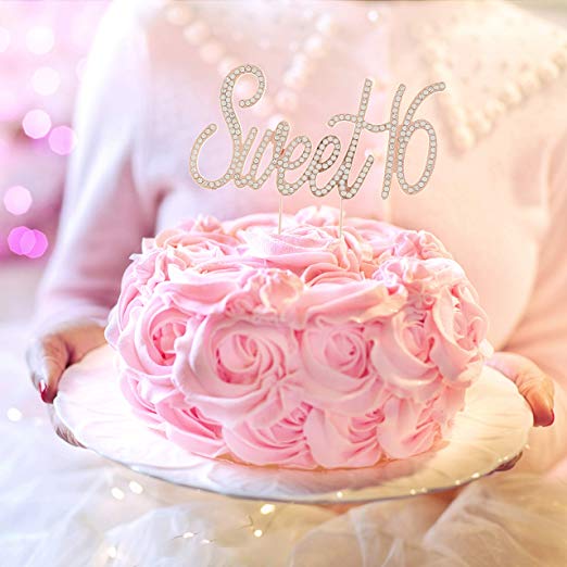 pink sweet 16 cakes